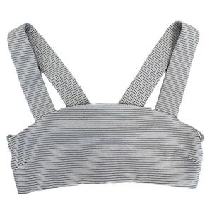 Outdoor Voices Striped Black and White Sports Bra - Size Small